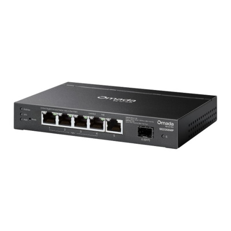 TP-Link SG2206MP switch L2 Gigabit Ethernet (10/100/1000) Energía sobre Ethernet (PoE) TP-Link SG2206MP switch L2 Gigabit Ethernet (10/100/1000) Energía sobre Ethernet (PoE) - Imagen 3