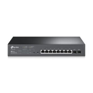 TP-Link TL-SG2210MP Gestionado L2/L2+ Gigabit Ethernet (10/100/1000) Energía sobre Ethernet (PoE) 1U Negro