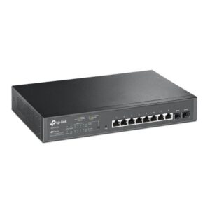 Alternative view of TP-Link TL-SG2210MP Gestionado L2/L2+ Gigabit Ethernet (10/100/1000) Energía sobre Ethernet (PoE) 1U Negro