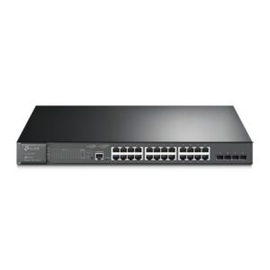 TP-Link TL-SG3428MP switch Gestionado L2/L3 Gigabit Ethernet (10/100/1000) Energía sobre Ethernet (PoE) 1U Negro