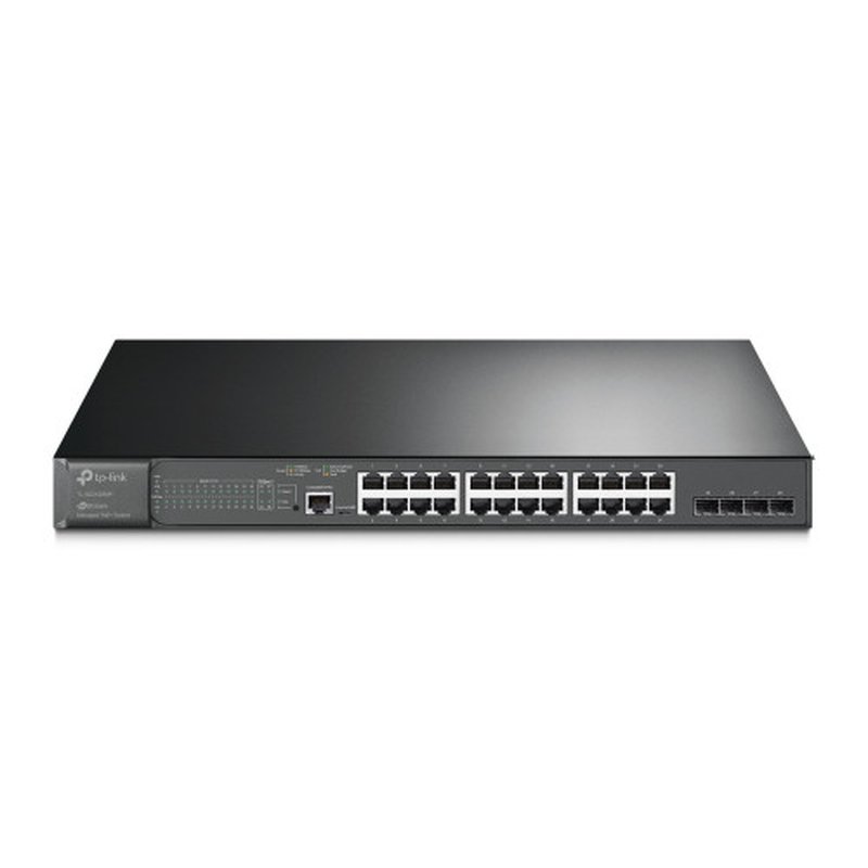 TP-Link TL-SG3428MP switch Gestionado L2/L3 Gigabit Ethernet (10/100/1000) Energía sobre Ethernet (PoE) 1U Negro