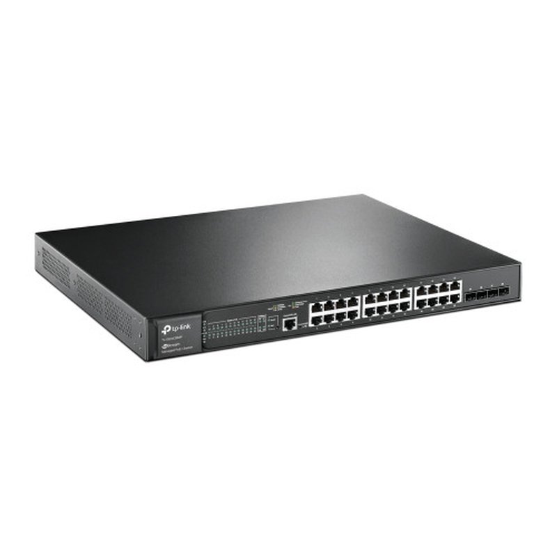 TP-Link TL-SG3428MP switch Gestionado L2/L3 Gigabit Ethernet (10/100/1000) Energía sobre Ethernet (PoE) 1U Negro TP-Link TL-SG3428MP switch Gestionado L2/L3 Gigabit Ethernet (10/100/1000) Energía sobre Ethernet (PoE) 1U Negro - Imagen 2