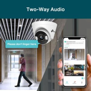 TP-Link VIGI C450 Almohadilla Cámara de seguridad IP Interior 2880 x 1620 Pixeles Techo