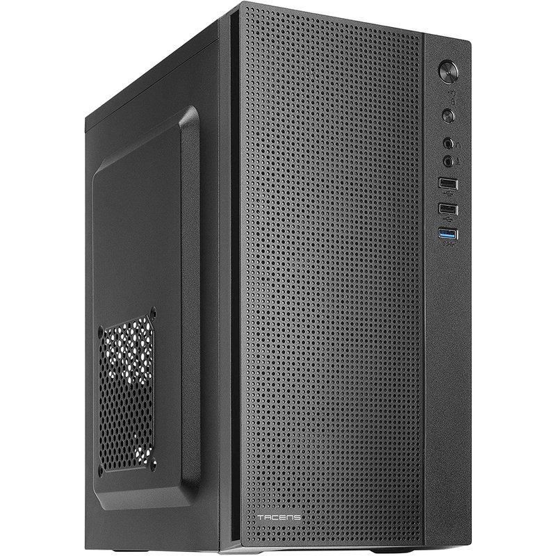 Tacens Anima AC5500, Caja Ordenador Compacta Micro ATX, Frontal Malla Refrigeración, Fuente Alimentación 500W, USB 3.0, Negro Tacens Anima AC5500, Caja Ordenador Compacta Micro ATX, Frontal Malla Refrigeración, Fuente Alimentación 500W, USB 3.0, Negro