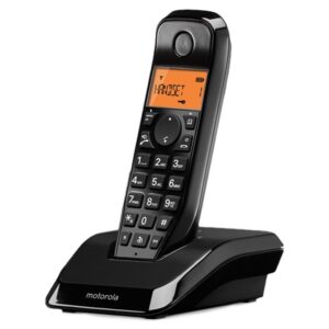 Telefono Fijo Motorola Inalambrico S1201 Negro