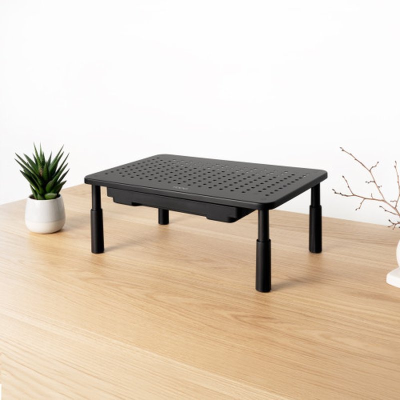 TooQ Soporte Elevador Multiusos para Monitor/Portátil, Negro TooQ Soporte Elevador Multiusos para Monitor/Portátil, Negro - Imagen 2