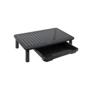 TooQ Soporte Elevador Multiusos para Monitor/Portátil, Negro