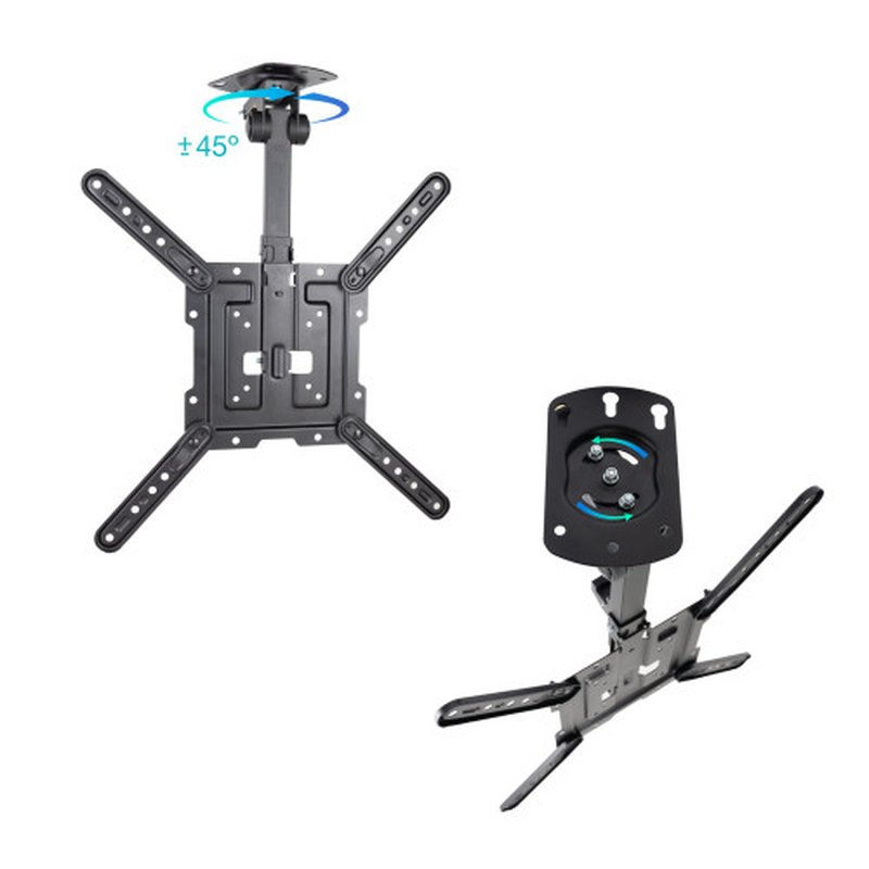 TooQ Soporte de Techo para Pantallas 23"-55", Negro - Imagen 3