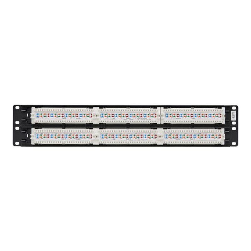 Tripp Lite N252-048 Panel de Conexiones Cat5 / Cat6 110 de 48 Puertos, para Instalación en 2U de Rack, 568B, Ethernet RJ45 - Imagen 5