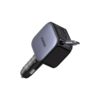 UGREEN 90W 2C1A FAST CAR CHARGER WITH RETRACTABLE USB-C CABLE