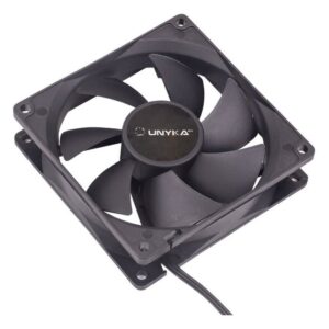 UNYKAch 90 mm Carcasa del ordenador Ventilador 9 cm Negro