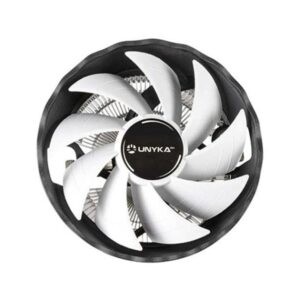 UNYKAch UK532022 sistema de refrigeración para ordenador Procesador Refrigerador de aire 12 cm Transparente, Negro, Gris 1 pieza(s)