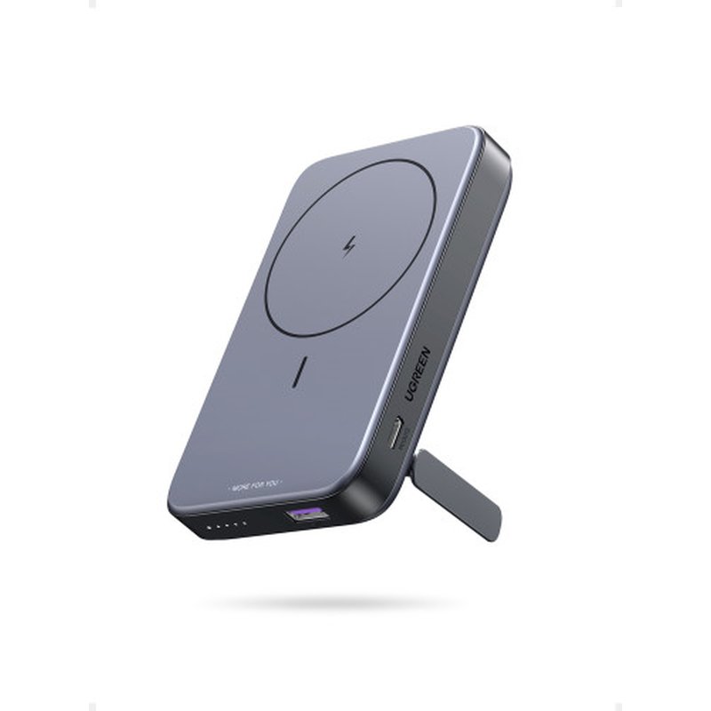 Ugreen 10000mAh Mini Powerbank Wireless 20W with MagSafe grey - Imagen 3