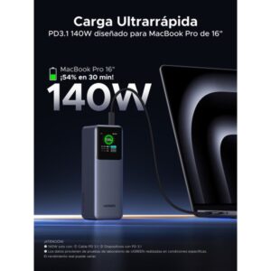 Ugreen 25000mAh 200W Fast Charging Powerbank Gris Ugreen 25000mAh 200W Fast Charging Powerbank Gris