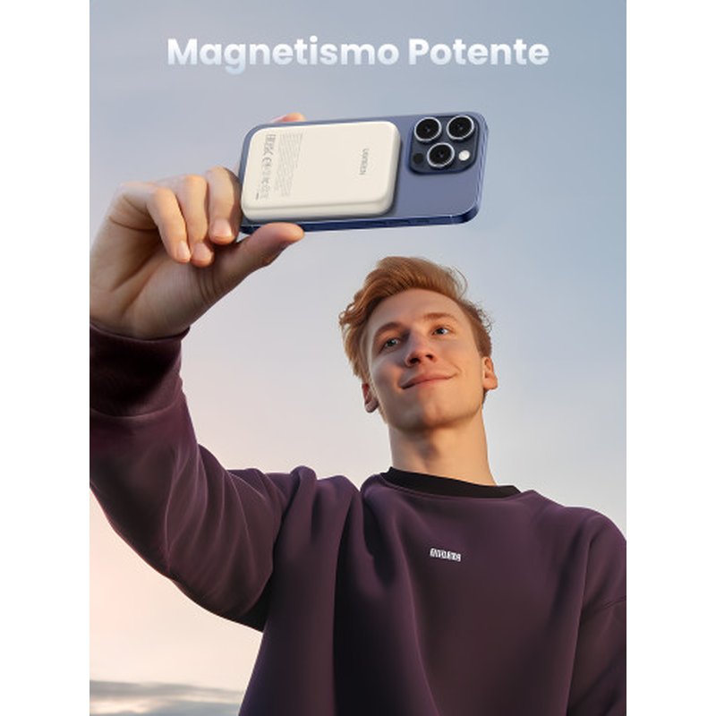 Ugreen 25208 batería externa 10000 mAh Cargador inalámbrico Beige Ugreen 25208 batería externa 10000 mAh Cargador inalámbrico Beige - Imagen 17