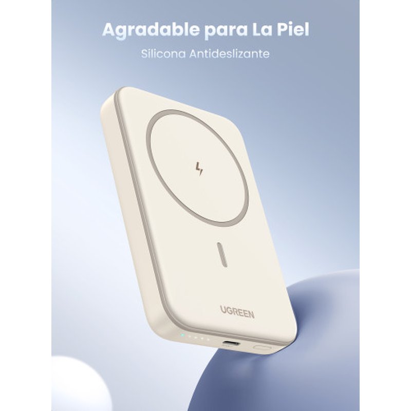 Ugreen 25208 batería externa 10000 mAh Cargador inalámbrico Beige Ugreen 25208 batería externa 10000 mAh Cargador inalámbrico Beige - Imagen 21