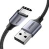 Ugreen 60126 cable USB 1 m USB C USB A Negro, Gris Ugreen 60126 cable USB 1 m USB C USB A Negro, Gris