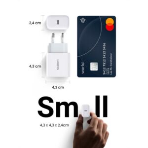 Ugreen 60450 cargador de dispositivo móvil Universal Blanco Corriente alterna Carga rápida Interior