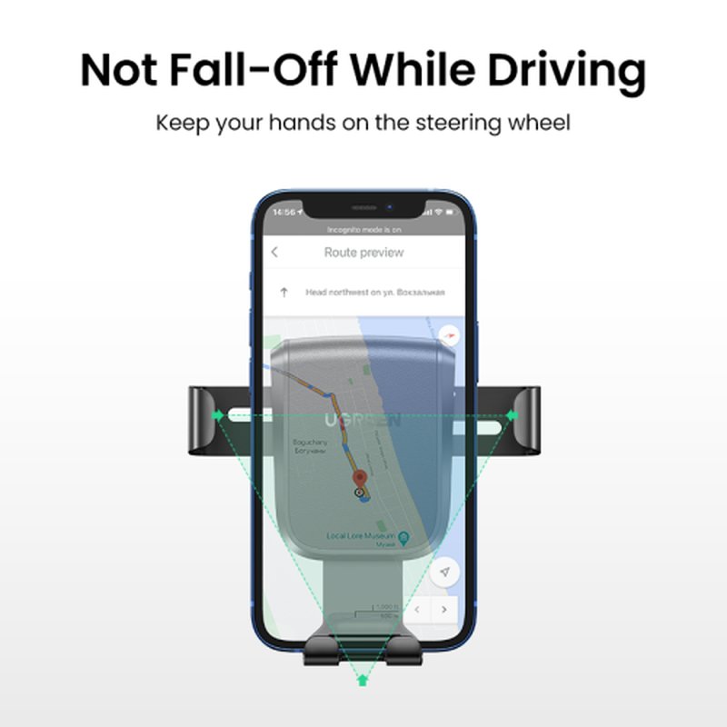 Ugreen 60990B soporte Teléfono móvil/smartphone Negro Ugreen 60990B soporte Teléfono móvil/smartphone Negro - Imagen 10