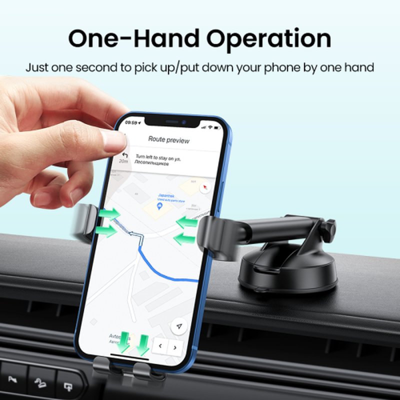 Ugreen 60990B soporte Teléfono móvil/smartphone Negro Ugreen 60990B soporte Teléfono móvil/smartphone Negro - Imagen 9
