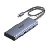 Ugreen 7-in-1 USB-C Hub CM498 Acoplamiento Base Gris Ugreen 7-in-1 USB-C Hub CM498 Acoplamiento Base Gris