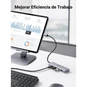 Ugreen 70336 hub de interfaz USB 3.2 Gen 1 (3.1 Gen 1) Type-C 5000 Mbit/s Ugreen 70336 hub de interfaz USB 3.2 Gen 1 (3.1 Gen 1) Type-C 5000 Mbit/s