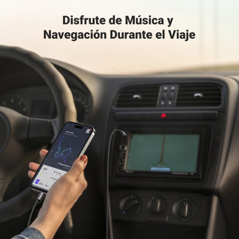 Ugreen 70509 cable de teléfono móvil Plata 1 m 3,5mm Lightning - Imagen 3