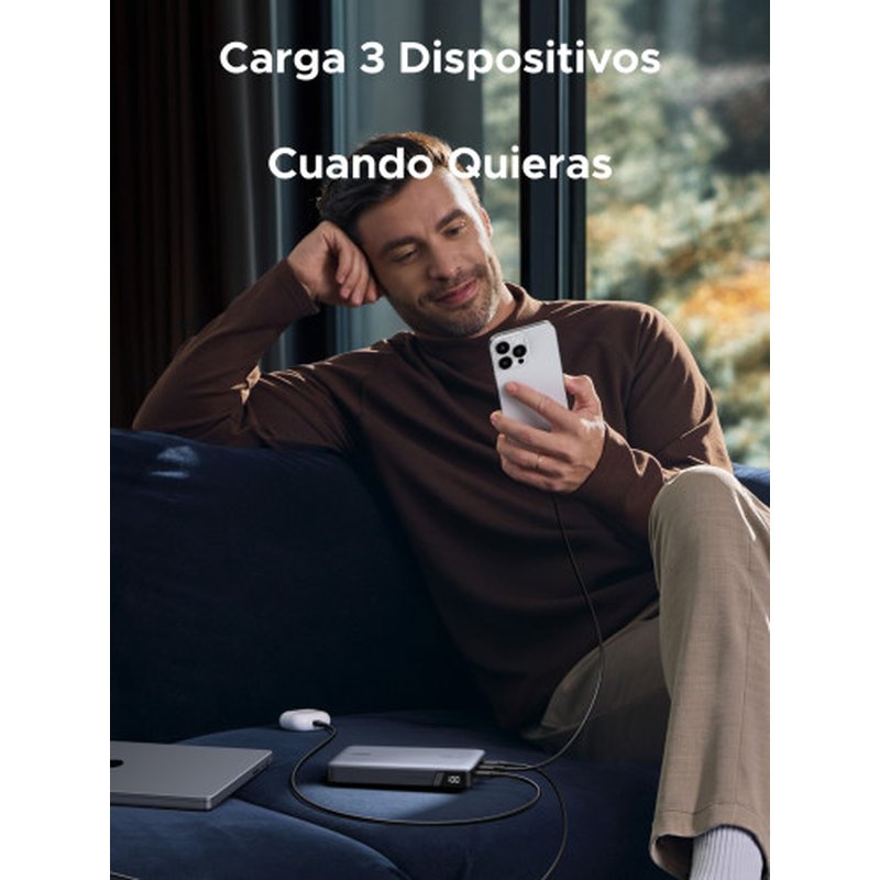 Ugreen 90597A batería externa 25000 mAh Gris Ugreen 90597A batería externa 25000 mAh Gris - Imagen 5