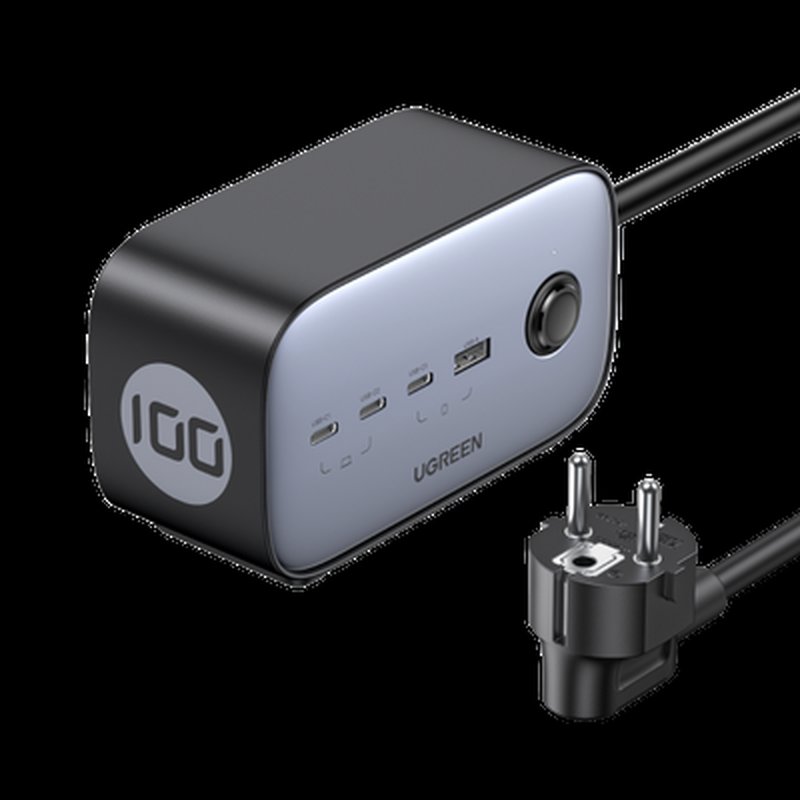 Ugreen Diginest Cube 7-in-1 3 salidas AC Tipo C 1,8 m 4 3680 W Negro Ugreen Diginest Cube 7-in-1 3 salidas AC Tipo C 1,8 m 4 3680 W Negro