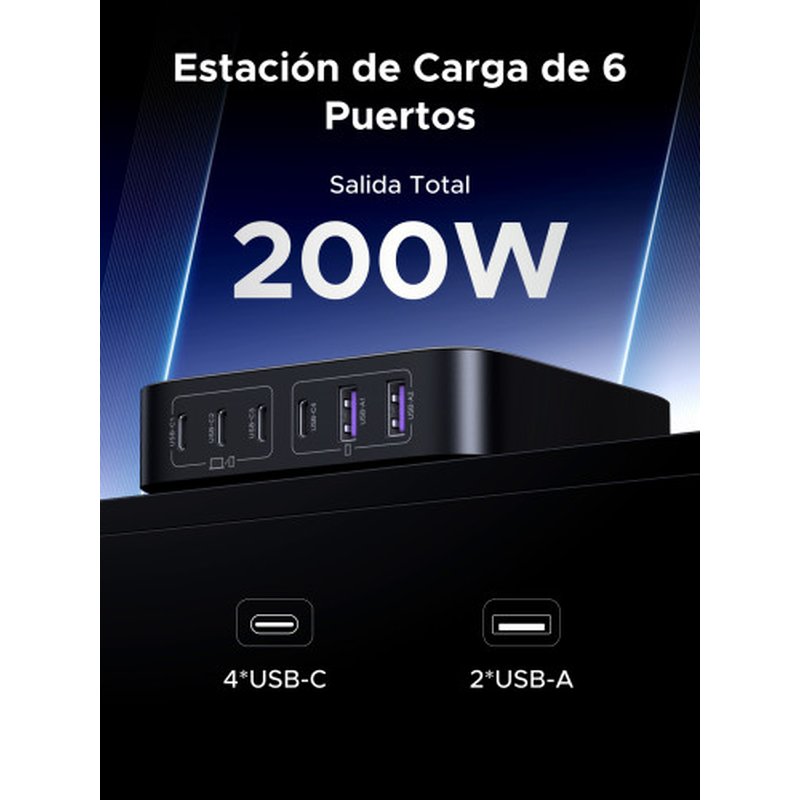 Ugreen Nexode Universal Negro, Gris Corriente alterna Carga rápida Interior Ugreen Nexode Universal Negro, Gris Corriente alterna Carga rápida Interior - Imagen 9