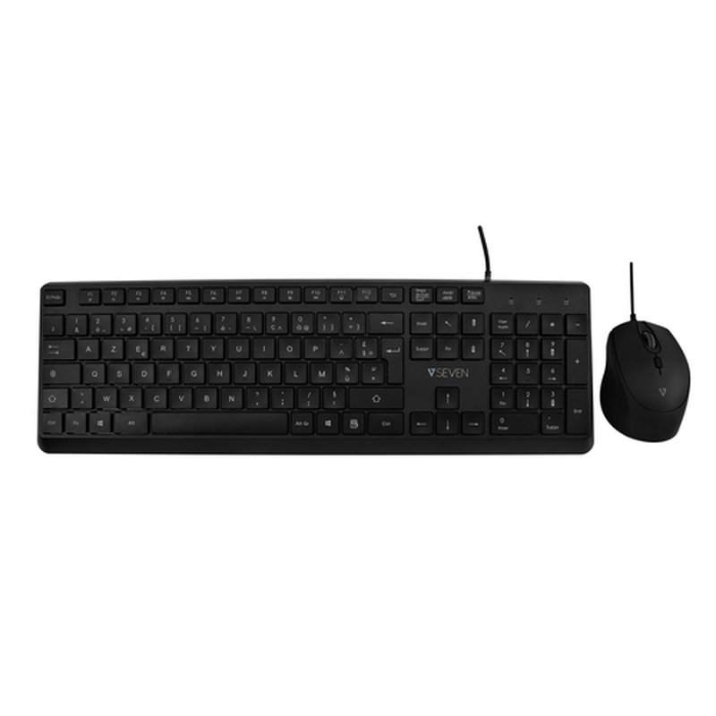 V7 Combo de teclado y ratón USB CKU350ES : Modelo para España - Imagen 3