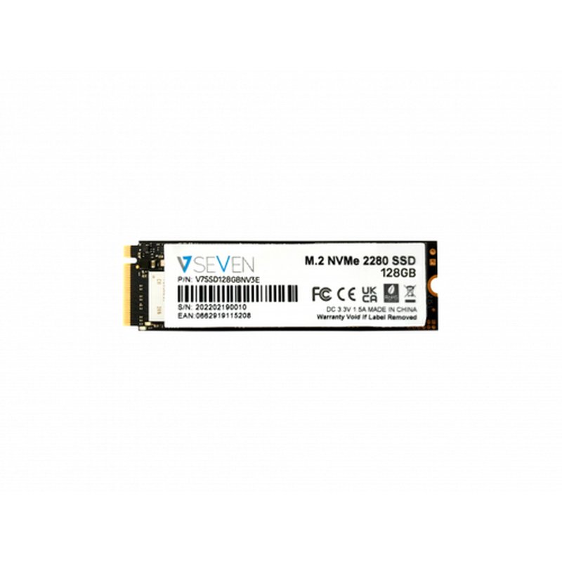 V7 V7SSD128GBNV3E unidad de estado sólido M.2 128 GB Serial ATA III 3D TLC NVMe