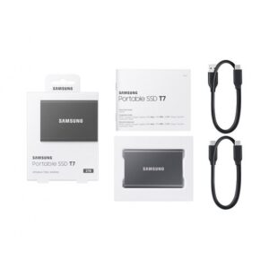 Samsung Portable SSD T7 2000 GB Gris