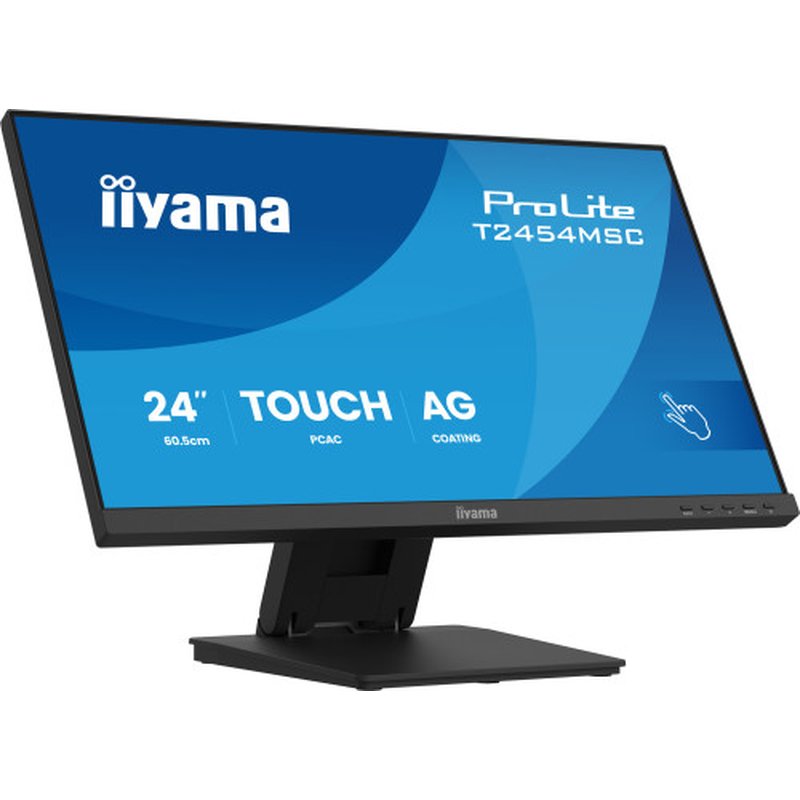 iiyama ProLite T2454MSC-B3AG pantalla para PC 60,5 cm (23.8") 1920 x 1080 Pixeles Full HD LED Pantalla táctil Multi-usuario Negro