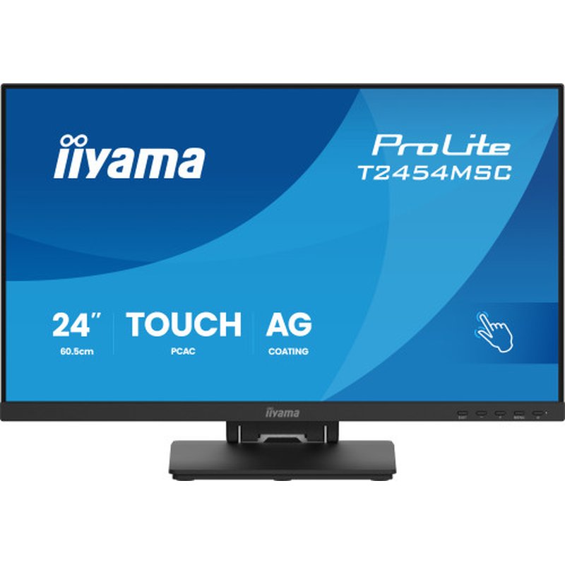iiyama ProLite T2454MSC-B3AG pantalla para PC 60,5 cm (23.8") 1920 x 1080 Pixeles Full HD LED Pantalla táctil Multi-usuario Negro - Imagen 2