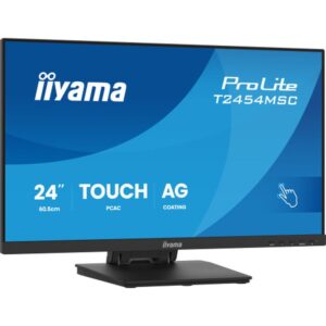 iiyama ProLite T2454MSC-B3AG pantalla para PC 60,5 cm (23.8") 1920 x 1080 Pixeles Full HD LED Pantalla táctil Multi-usuario Negro