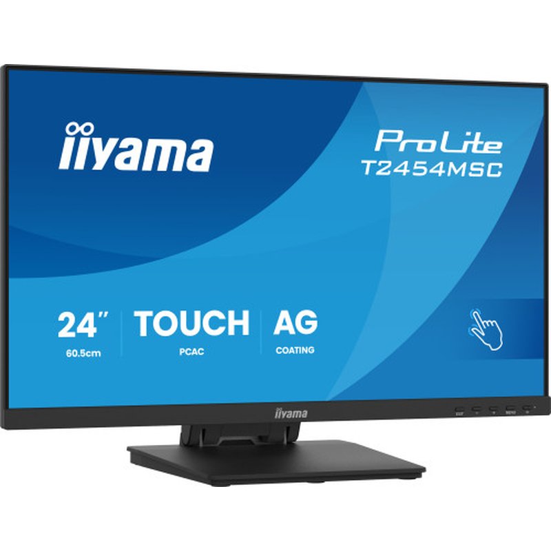 iiyama ProLite T2454MSC-B3AG pantalla para PC 60,5 cm (23.8") 1920 x 1080 Pixeles Full HD LED Pantalla táctil Multi-usuario Negro - Imagen 3
