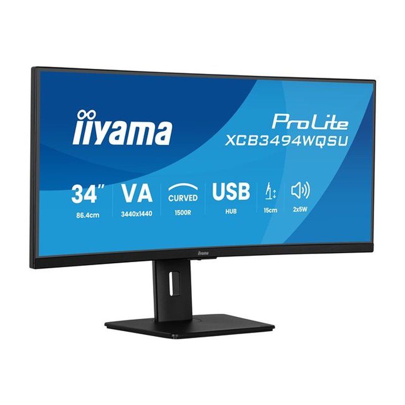 iiyama ProLite XCB3494WQSU-B1 pantalla para PC 86,4 cm (34") 3440 x 1440 Pixeles UltraWide Quad HD LED Negro - Imagen 3