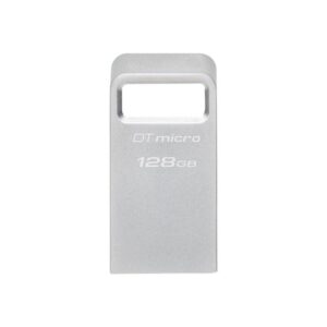 Kingston Technology DataTraveler Micro unidad flash USB 128 GB USB tipo A 3.2 Gen 1 (3.1 Gen 1) Plata