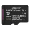 Kingston Technology 1TB micSDXC Canvas Select Plus Gen3 150R A1 (Adaptador de SD no incluido)