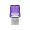 Kingston Technology DataTraveler microDuo 3C unidad flash USB 256 GB USB Type-A / USB Type-C 3.2 Gen 1 (3.1 Gen 1) Acero inoxidable, Púrpura