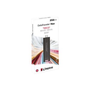 Kingston Technology DataTraveler Max unidad flash USB 256 GB USB Tipo C 3.2 Gen 2 (3.1 Gen 2) Negro