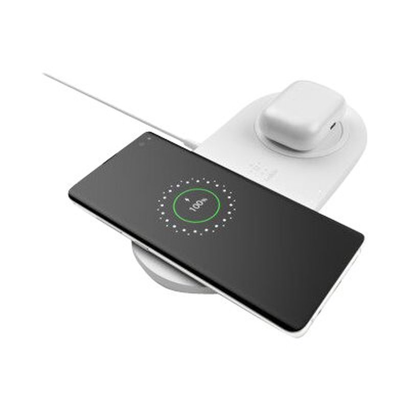 2x 10W Dual Wireless Charging Pad with P 2x 10W Dual Wireless Charging Pad with P - Imagen 4