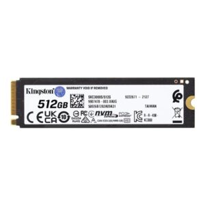 Kingston Technology KC3000 M.2 512 GB PCI Express 4.0 3D TLC NVMe