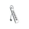 6-outlet Surge Protection Strip with 2M