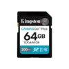 Kingston Technology 64GB SDXC Canvas Go Plus Gen4 200MB/s C10 UHS-I U3 V30
