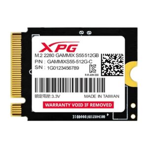 ADATA SGAMMIXS55-512G-C unidad de estado sólido 512 GB M.2 PCI Express 4.0 NVMe 3D NAND