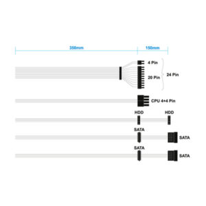 AISENS Fuente Alimentacion ATX 500W OEM, Plata