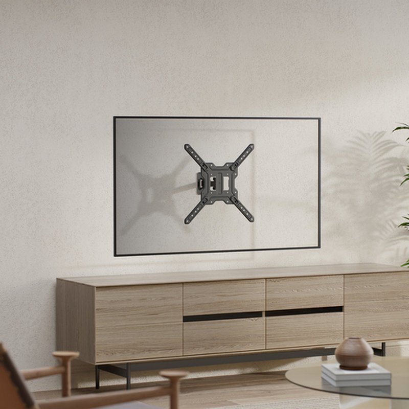 AISENS Soporte Eco Giratorio, Inclinable Para Monitor/TV 30kg (2 Pivotes) De 23"-65", Negro - Imagen 4