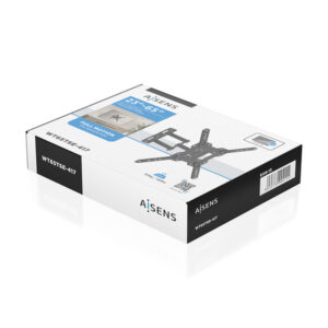 AISENS Soporte Eco Giratorio, Inclinable Para Monitor/TV 30kg (3 Pivotes) De 23"-65", Negro